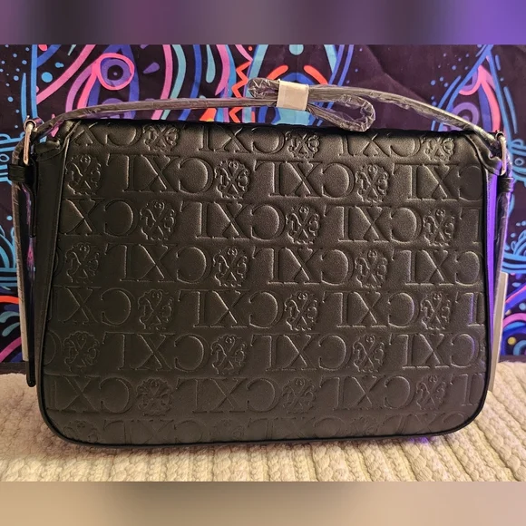 CXL By Christian Lacroix Clara Embossed Logo Shoulder Bag - Picture 4 of 12